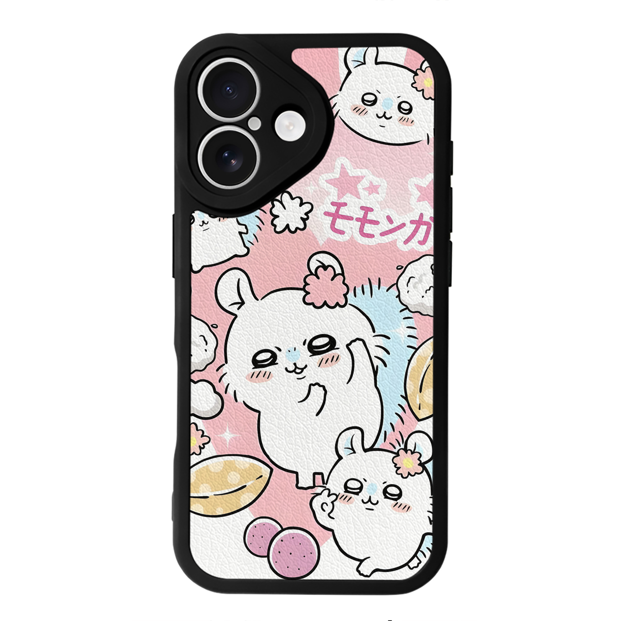（画像用） ちいかわ Chii-kawa 【iPhone 16シリーズ対応】シリコンスマホケース（レザー調） 材質：シリコン